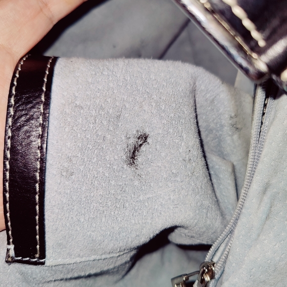 Lambertson Truex Black Leather Bag - Made in Italy - Picture 7 of 7